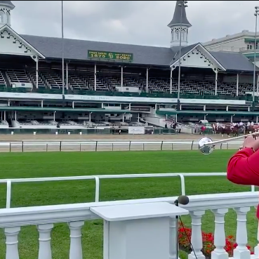 Steve Buttleman empty Churchill Downs